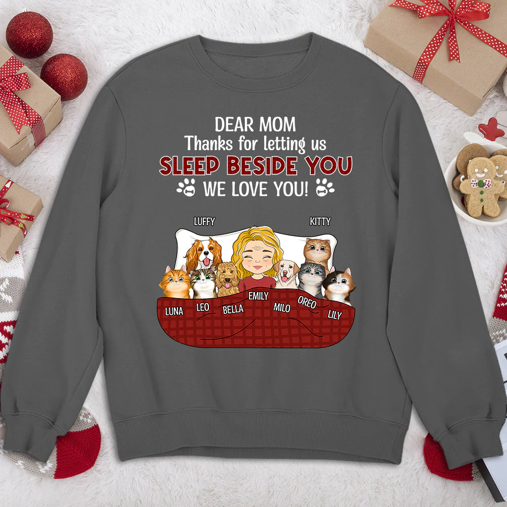 Sleep Beside You - Personalized Custom Sweatshirt - Image 3