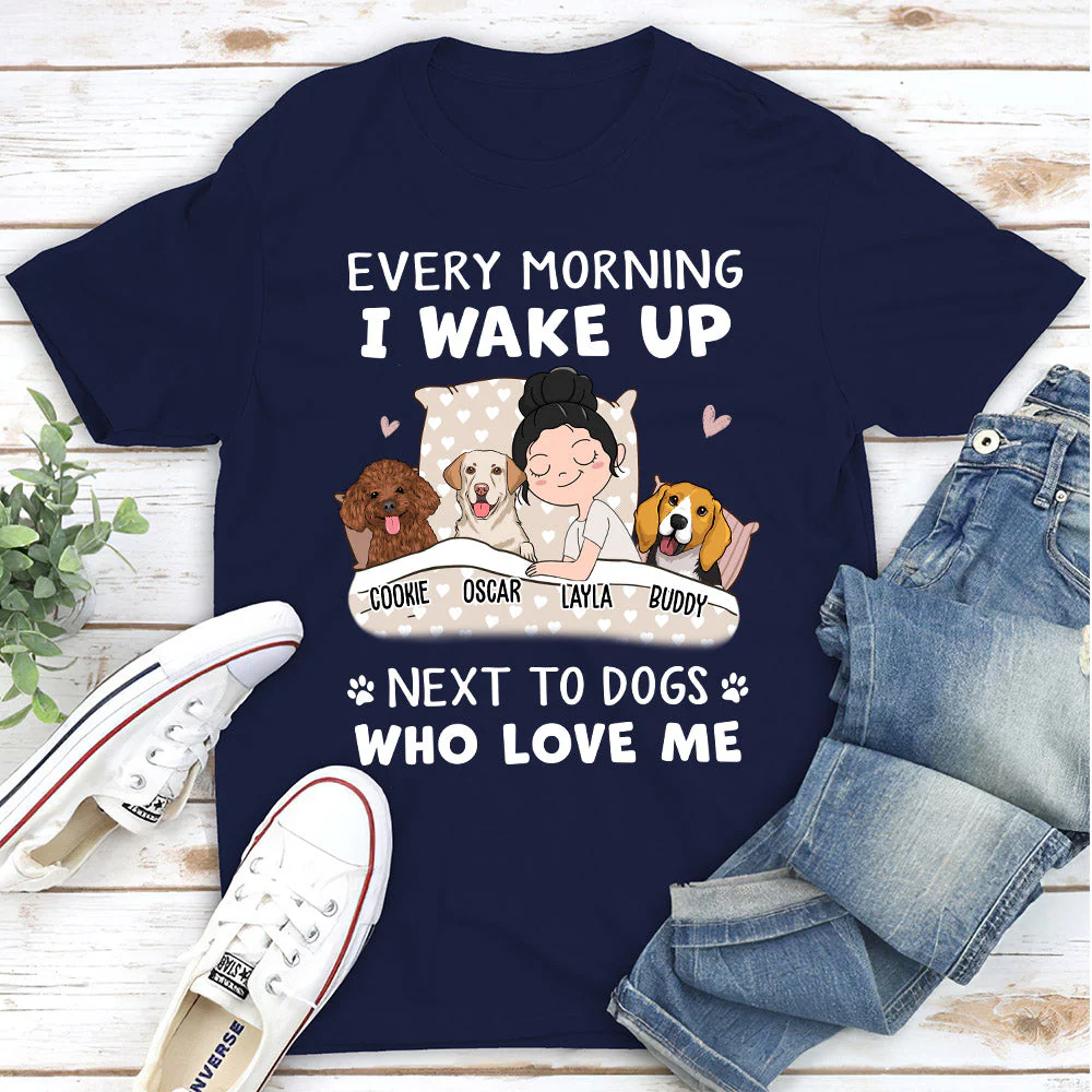 Sleep Next To Me - Personalized Custom Unisex T-shirt - Image 3