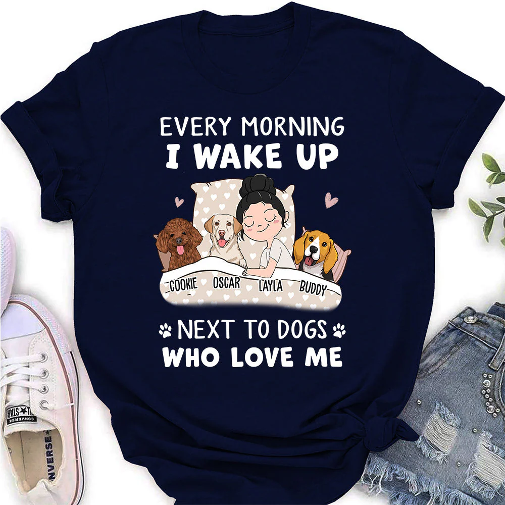Sleep Next To Me - Personalized Custom Women's T-shirt - Image 3