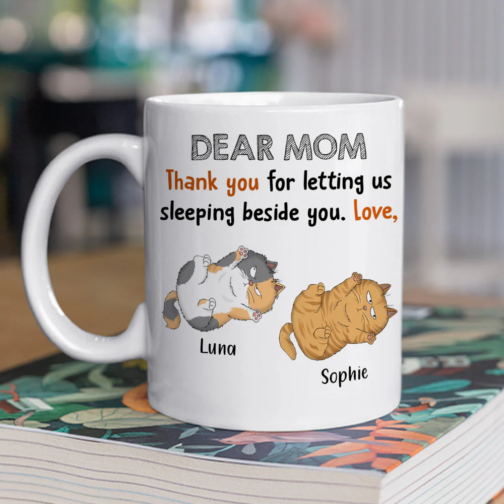 Sleeping Beside You - Personalized Custom Coffee Mug - Image 2