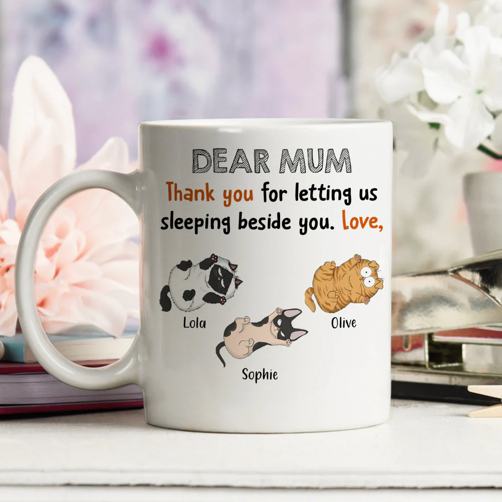 Sleeping Beside You - Personalized Custom Coffee Mug - Image 3