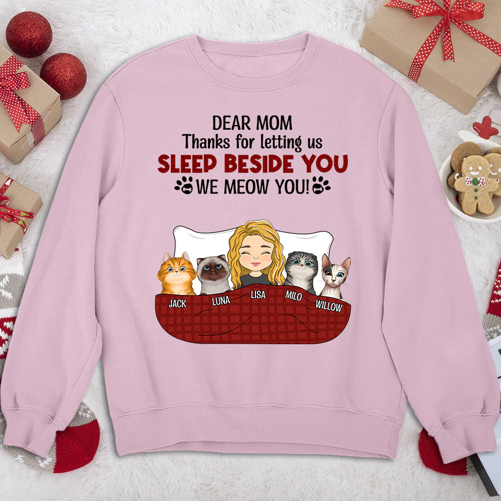 Sleeping Beside You - Personalized Custom Sweatshirt - Image 3