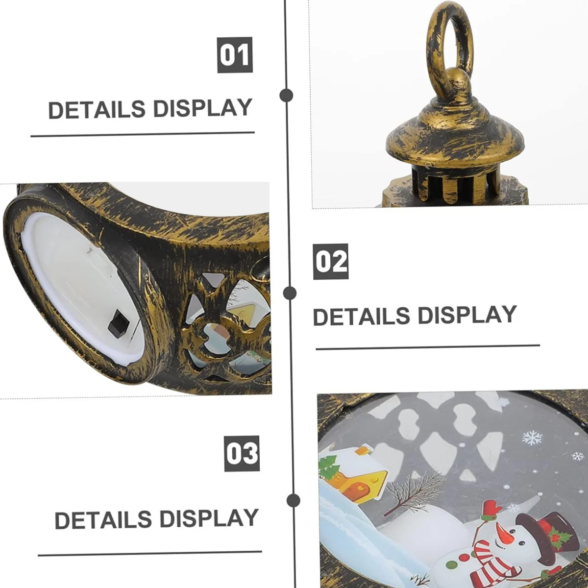 Sleeping On The Moon - Personalized Custom Christmas Lantern - Image 6