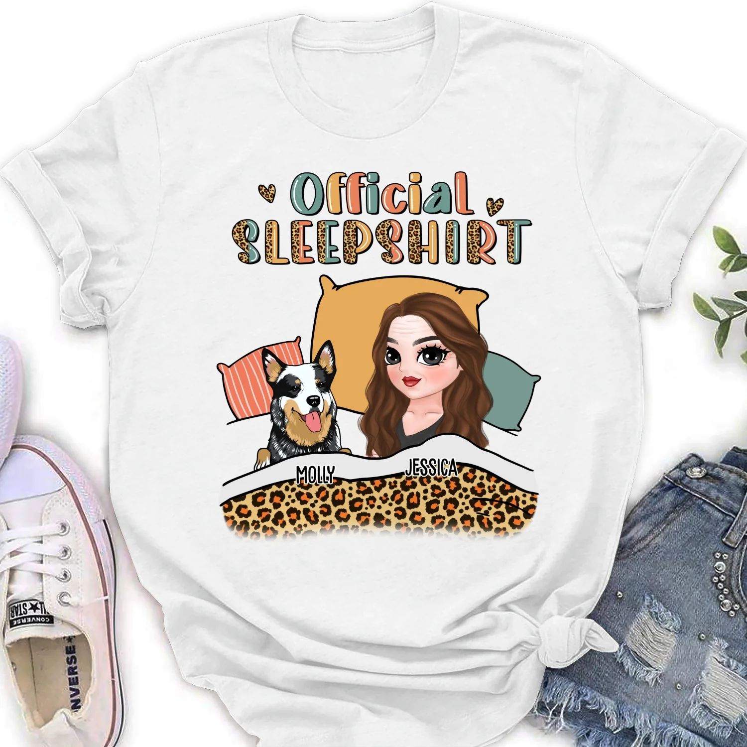 Sleepshirt Ver 2 - Personalized Custom Women's T-Shirt - Image 6