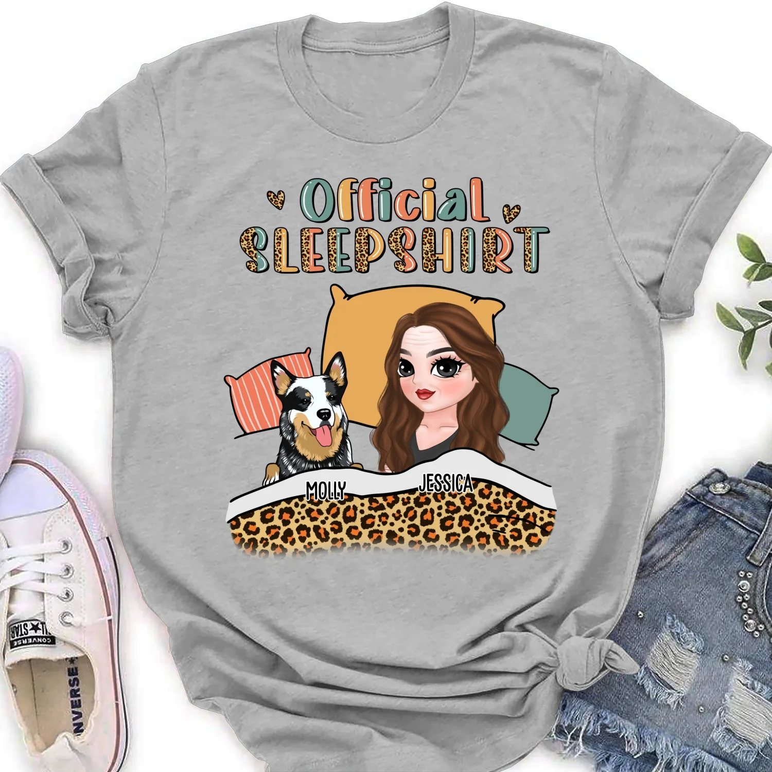 Sleepshirt Ver 2 - Personalized Custom Women's T-Shirt - Image 7