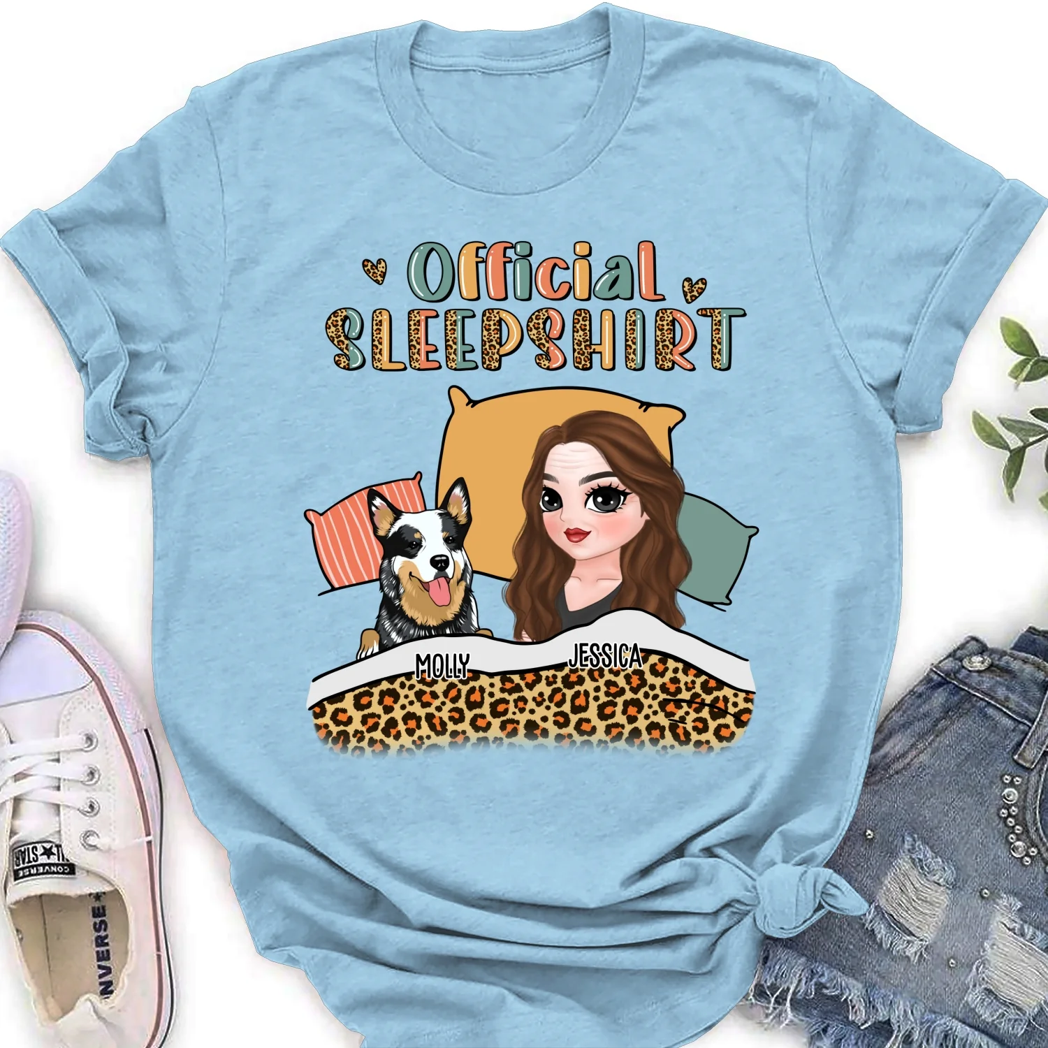Sleepshirt Ver 2 - Personalized Custom Women's T-Shirt - Image 8