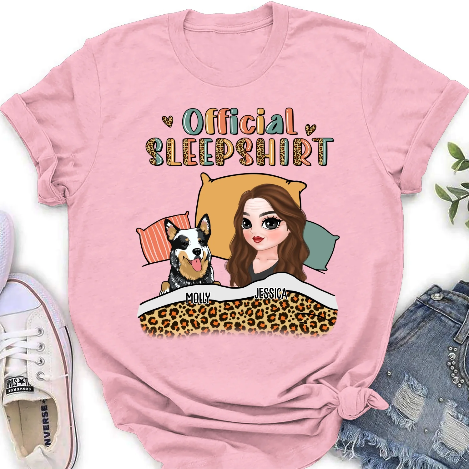 Sleepshirt Ver 2 - Personalized Custom Women's T-Shirt - Image 9