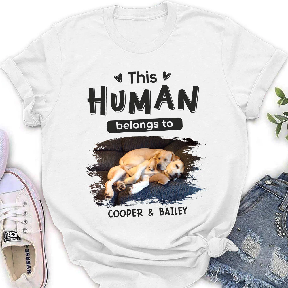 Sleepy Dogs - Personalized Custom Women's T-shirt - Image 5