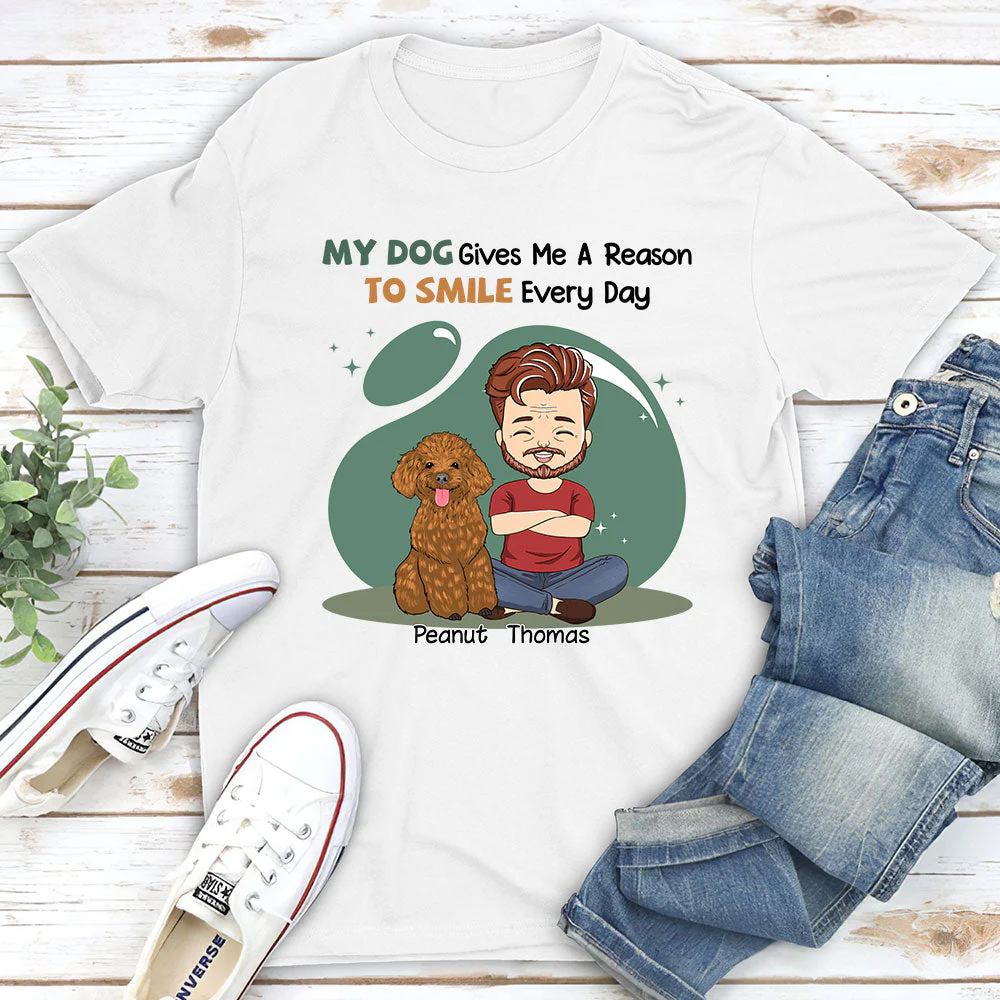 Smile Every Day - Personalized Custom Unisex T-shirt - Image 2