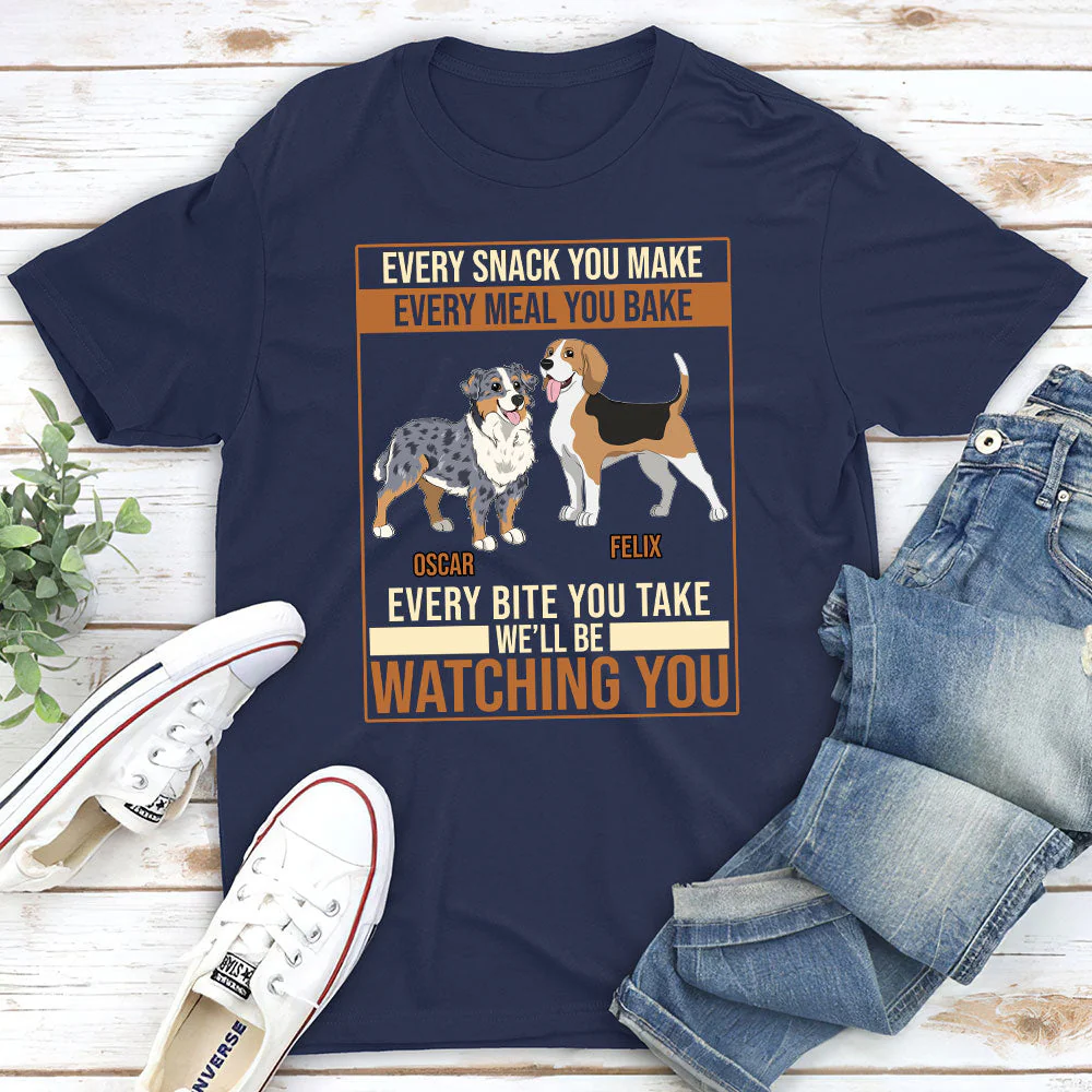 Snack and Meal - Personalized Custom Unisex T-shirt - Image 2