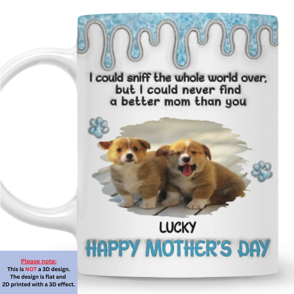 Sniff The World Photo - Personalized Custom 3D Effect Mug - Image 3
