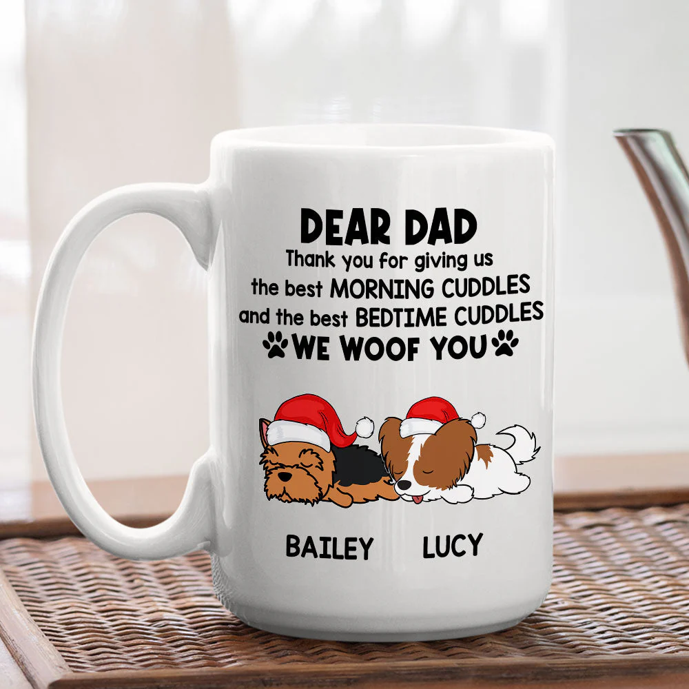 Snuggle Cuddle - Personalized Custom Coffee Mug - Image 2