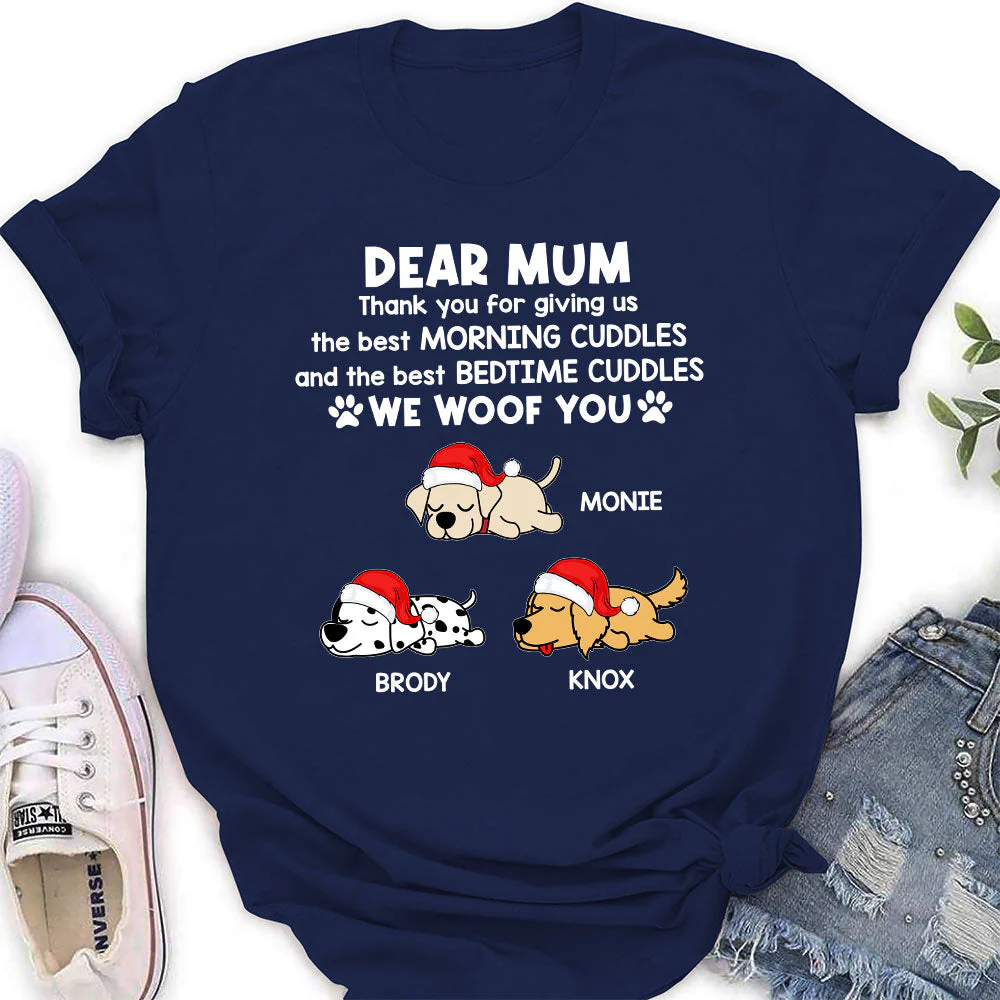 Snuggle Cuddle - Personalized Custom Women's T-shirt - Image 3