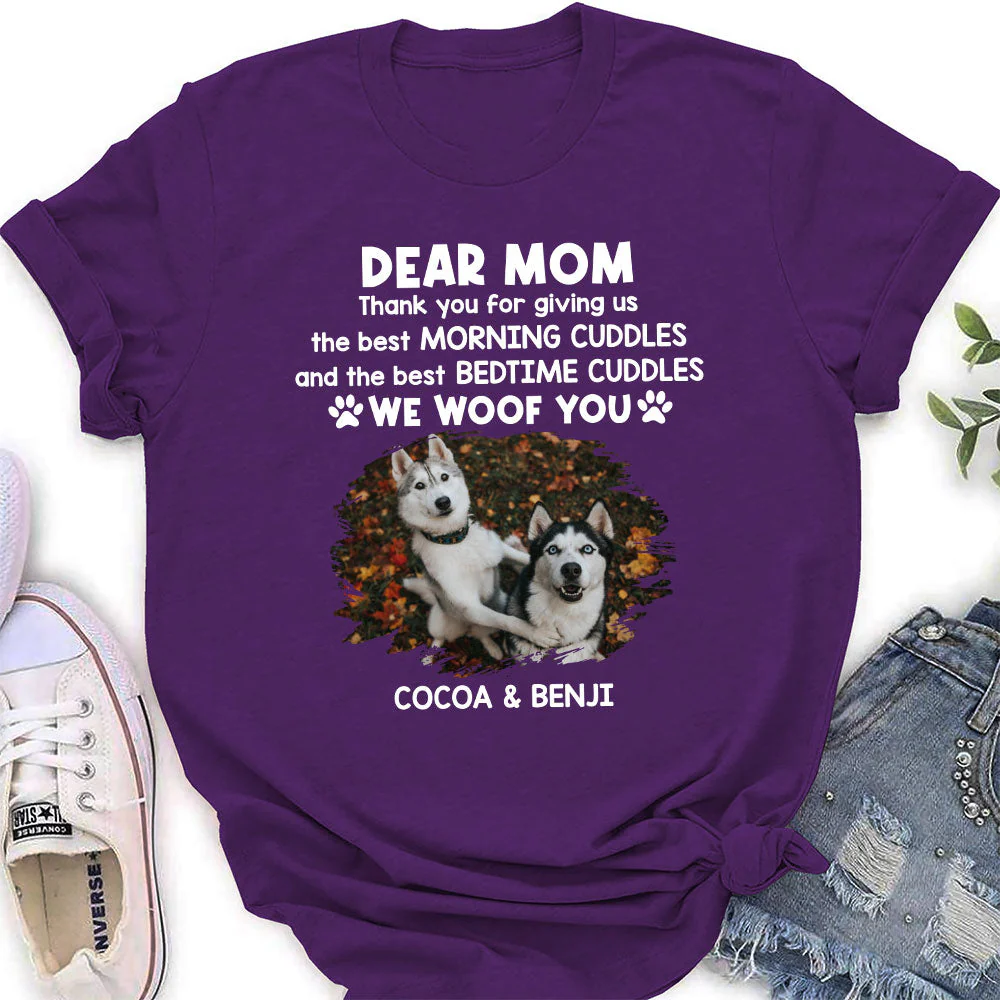 Snuggle Cuddle - Personalized Custom Women's T-shirt - Image 5
