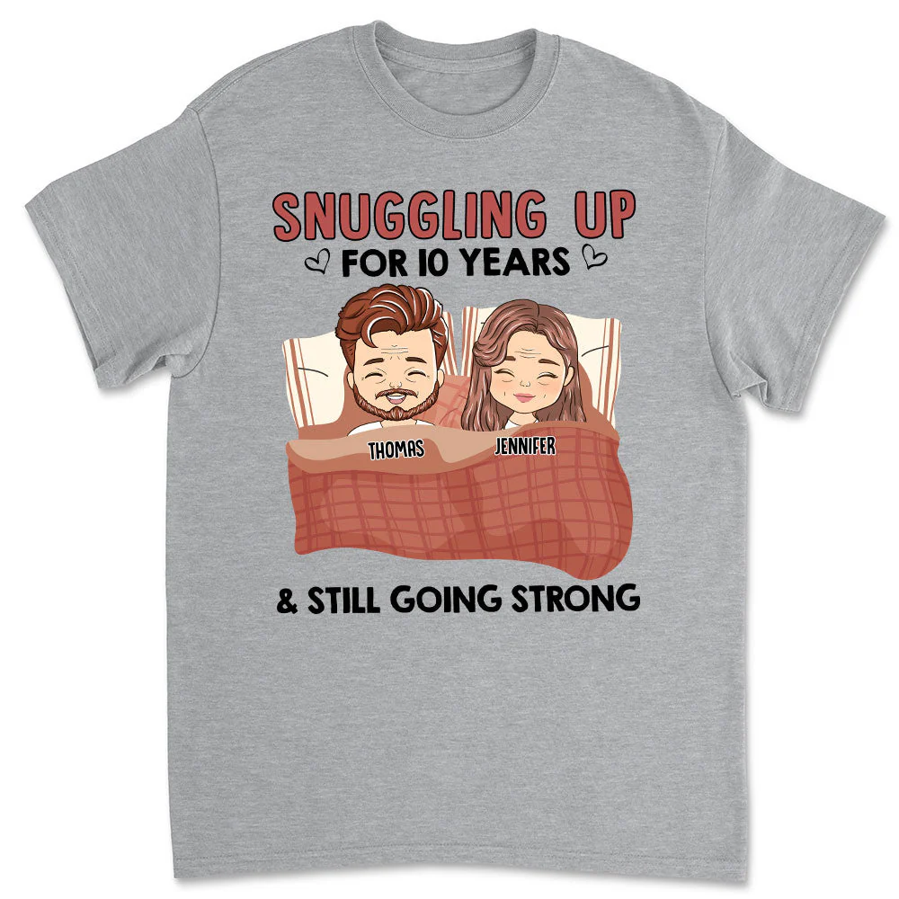 Snuggling Up - Personalized Custom Unisex T-shirt