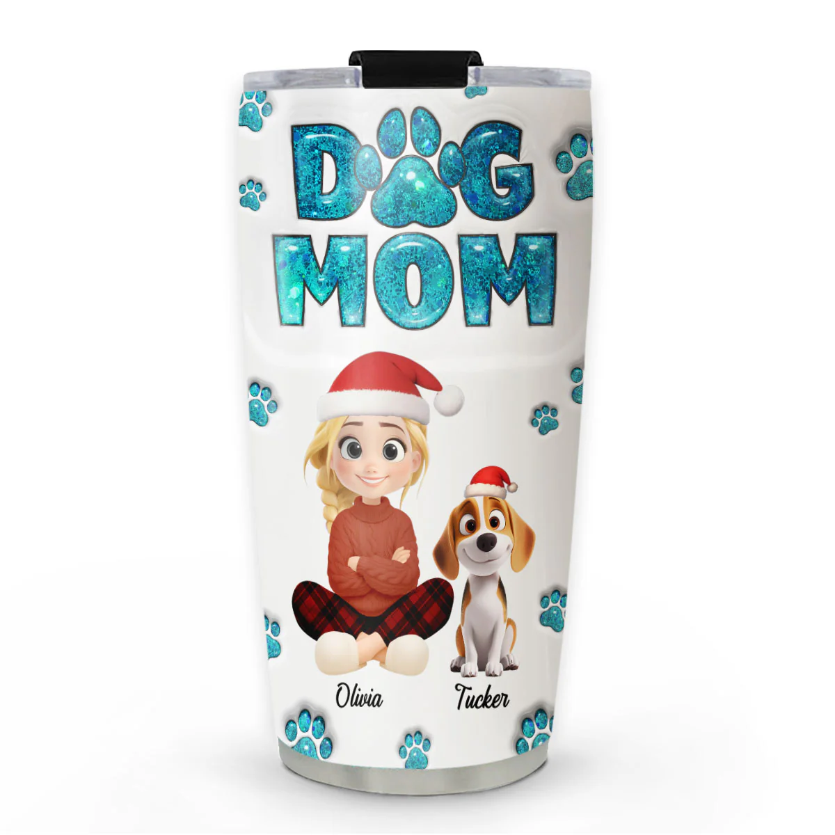 So Far The Best Mom - Personalized Custom 3D Inflated Effect Tumbler