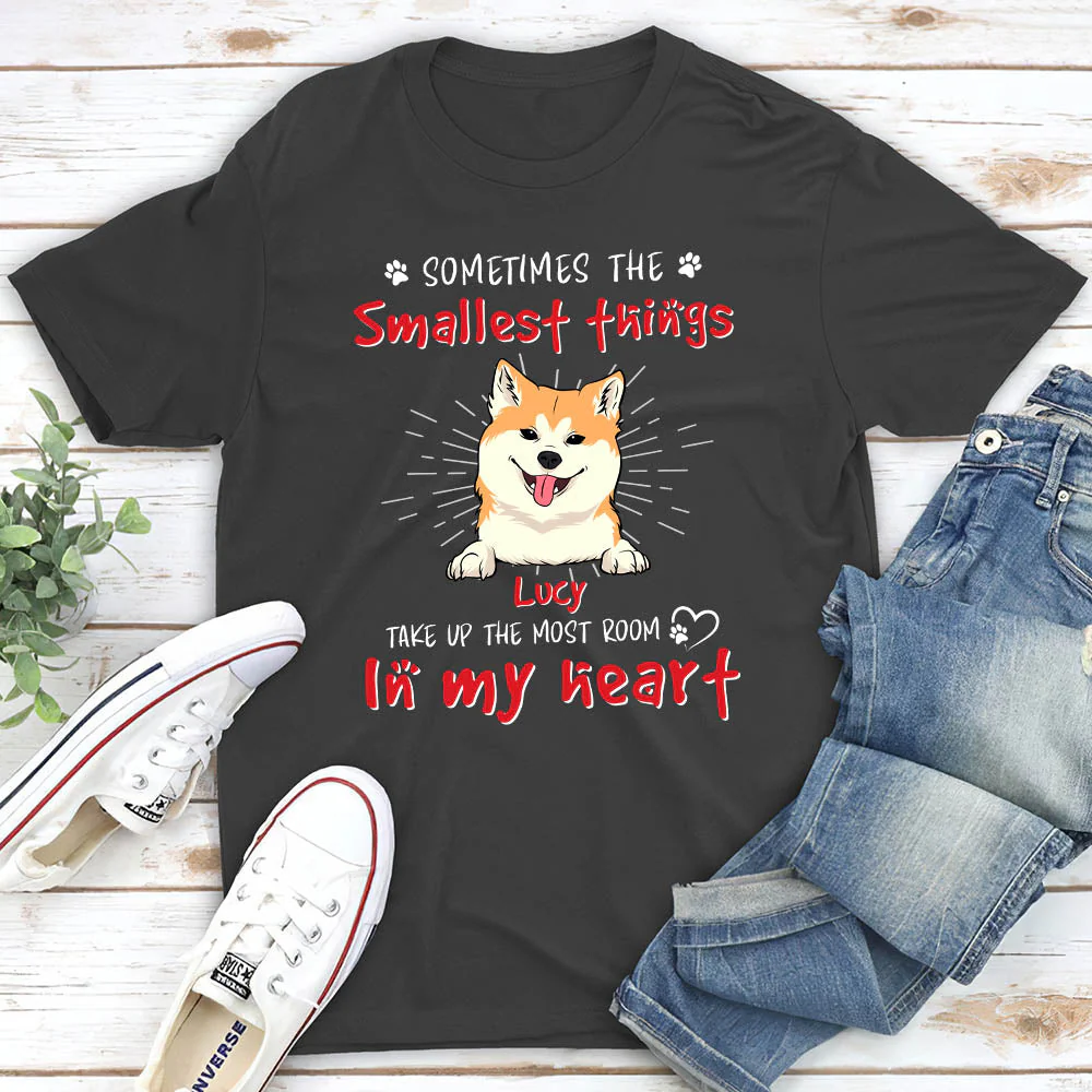 Something In My Heart - Personalized Custom Unisex T-shirt - Image 3
