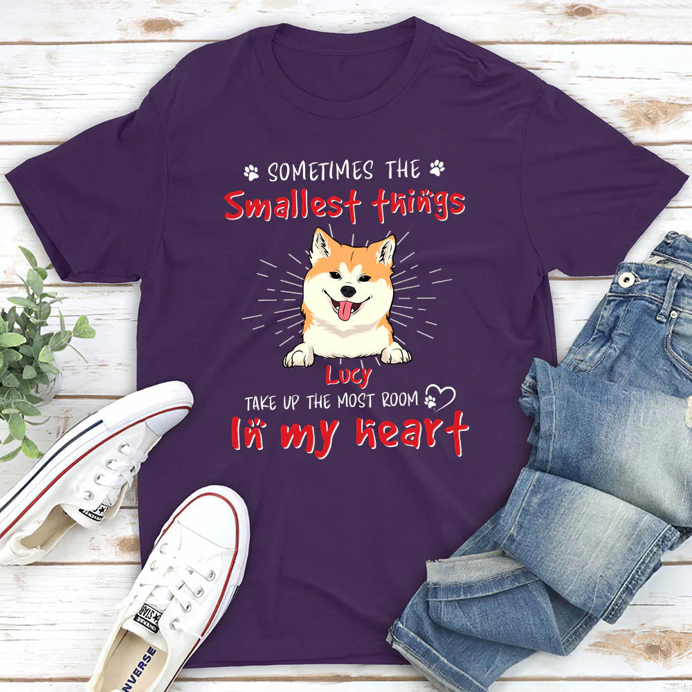 Something In My Heart - Personalized Custom Unisex T-shirt - Image 4
