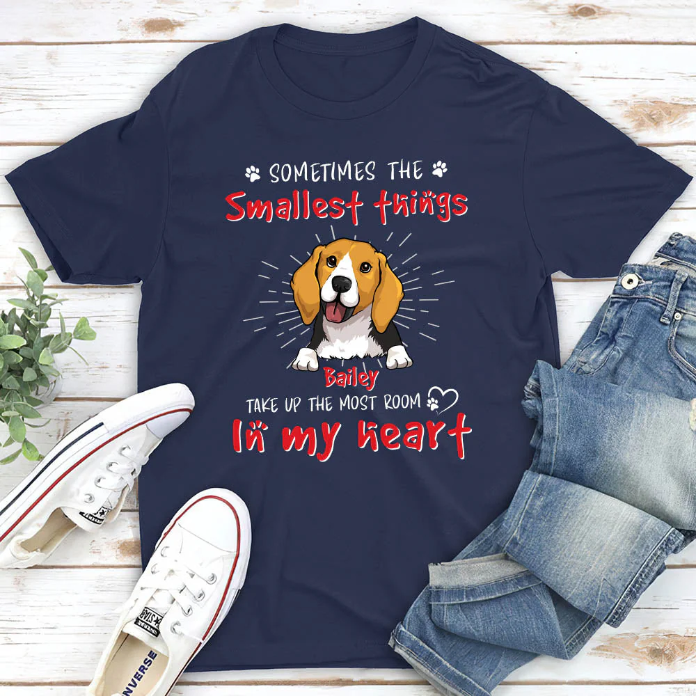 Something In My Heart - Personalized Custom Unisex T-shirt - Image 5