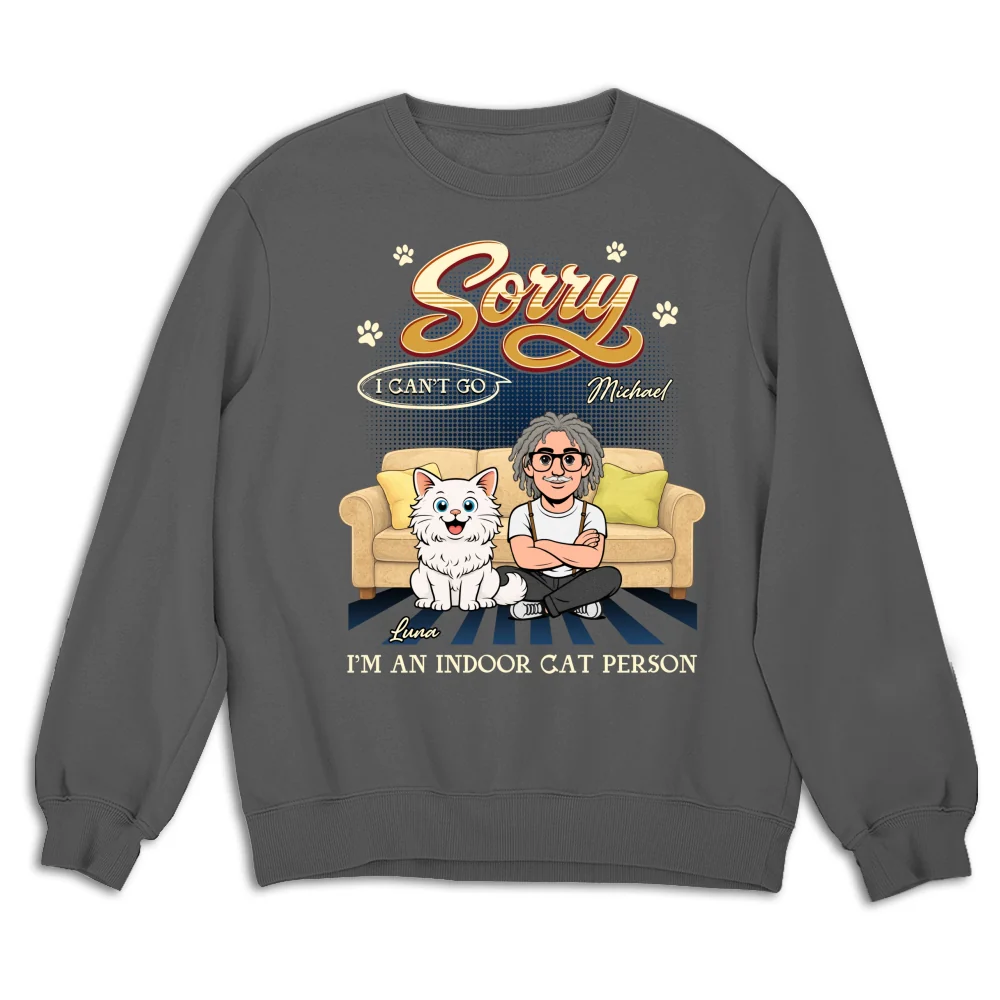 Sorry I Can't Go - Personalized Custom Sweater - Image 7