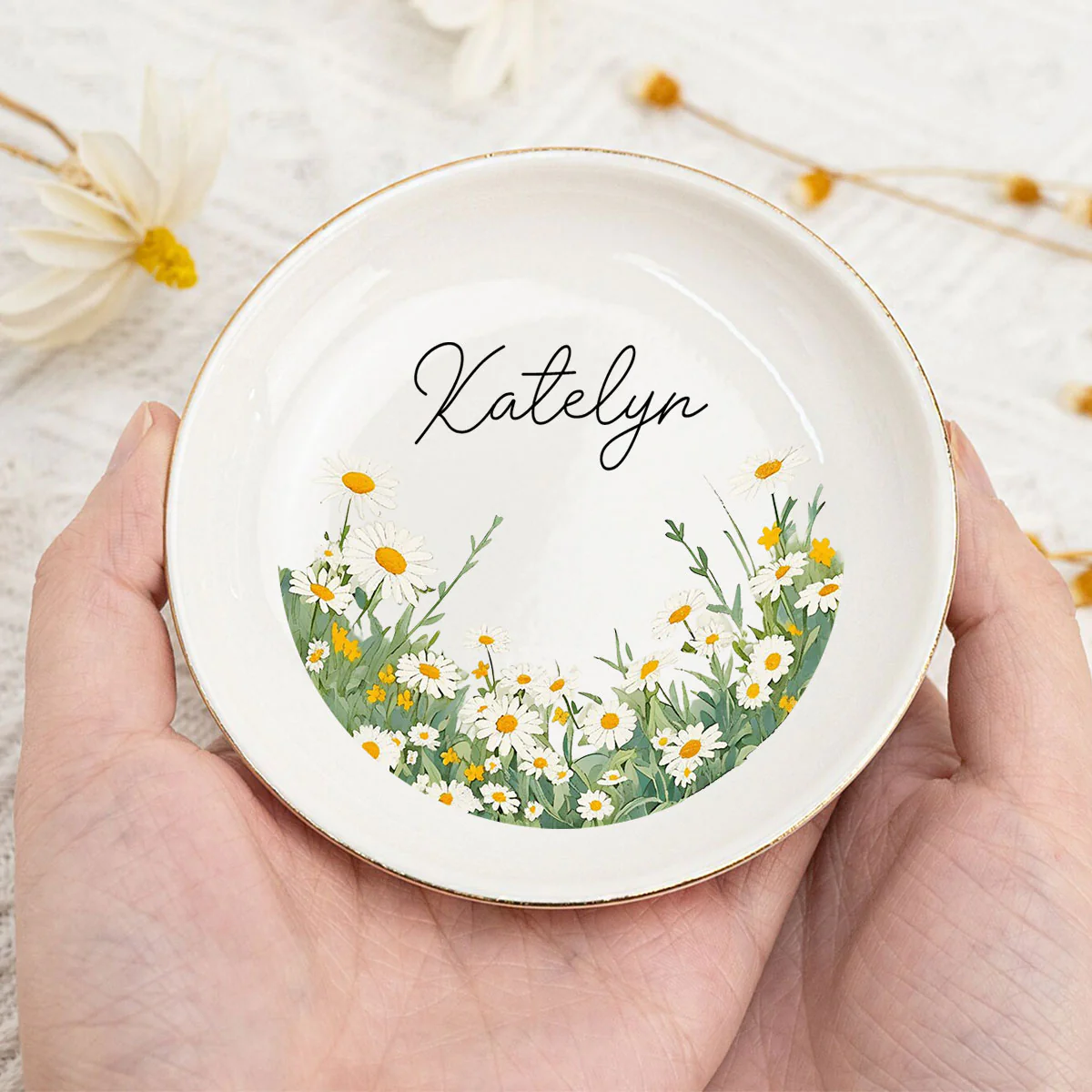 Soulmates For Life - Personalized Custom Jewelry Dish - Image 3