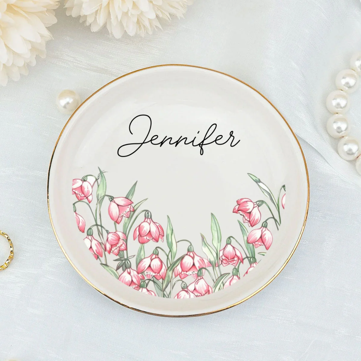 Soulmates For Life - Personalized Custom Jewelry Dish - Image 7