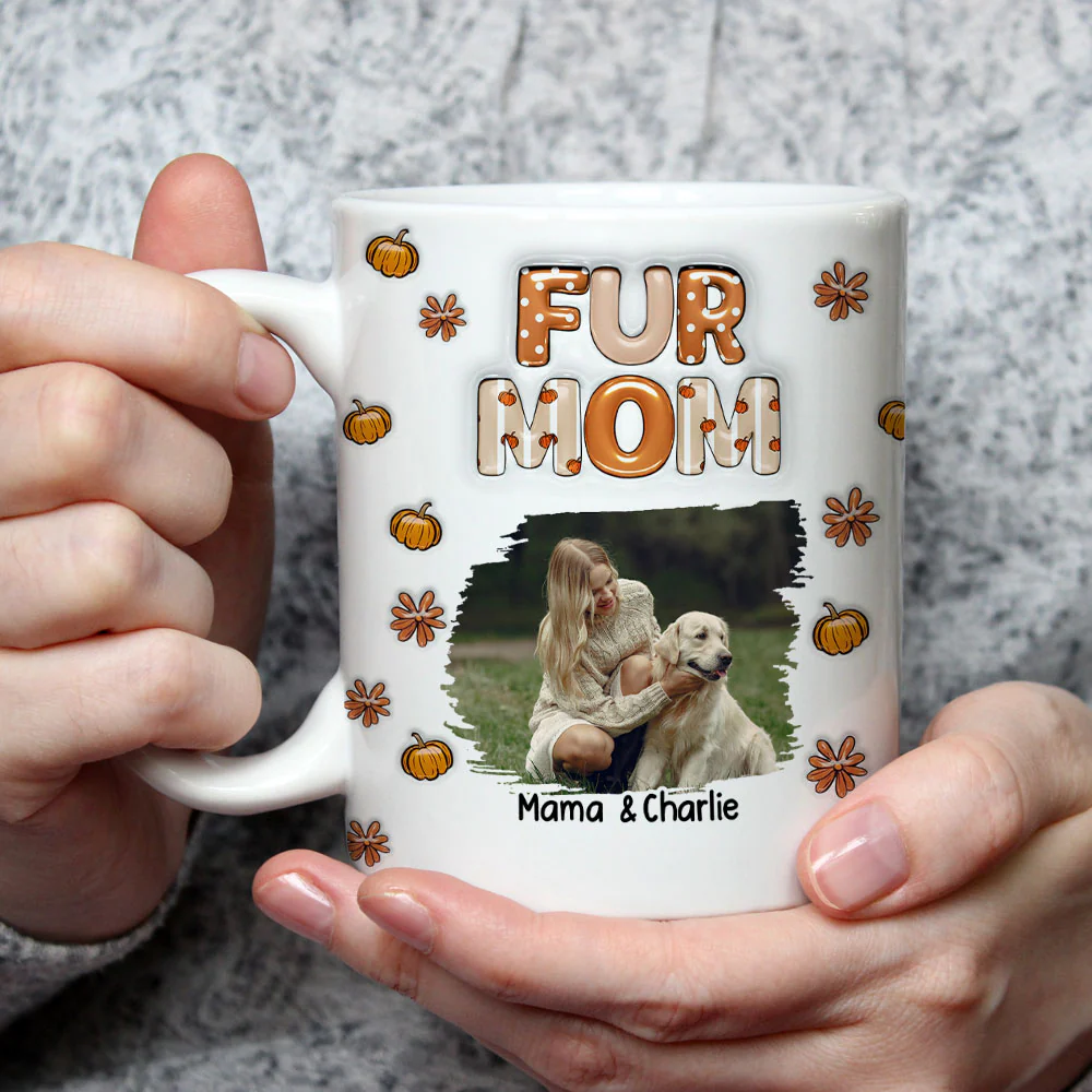 Spicy Cinnamon Fur Photo Ver - Personalized Custom 3D Inflated Effect Mug - Image 2