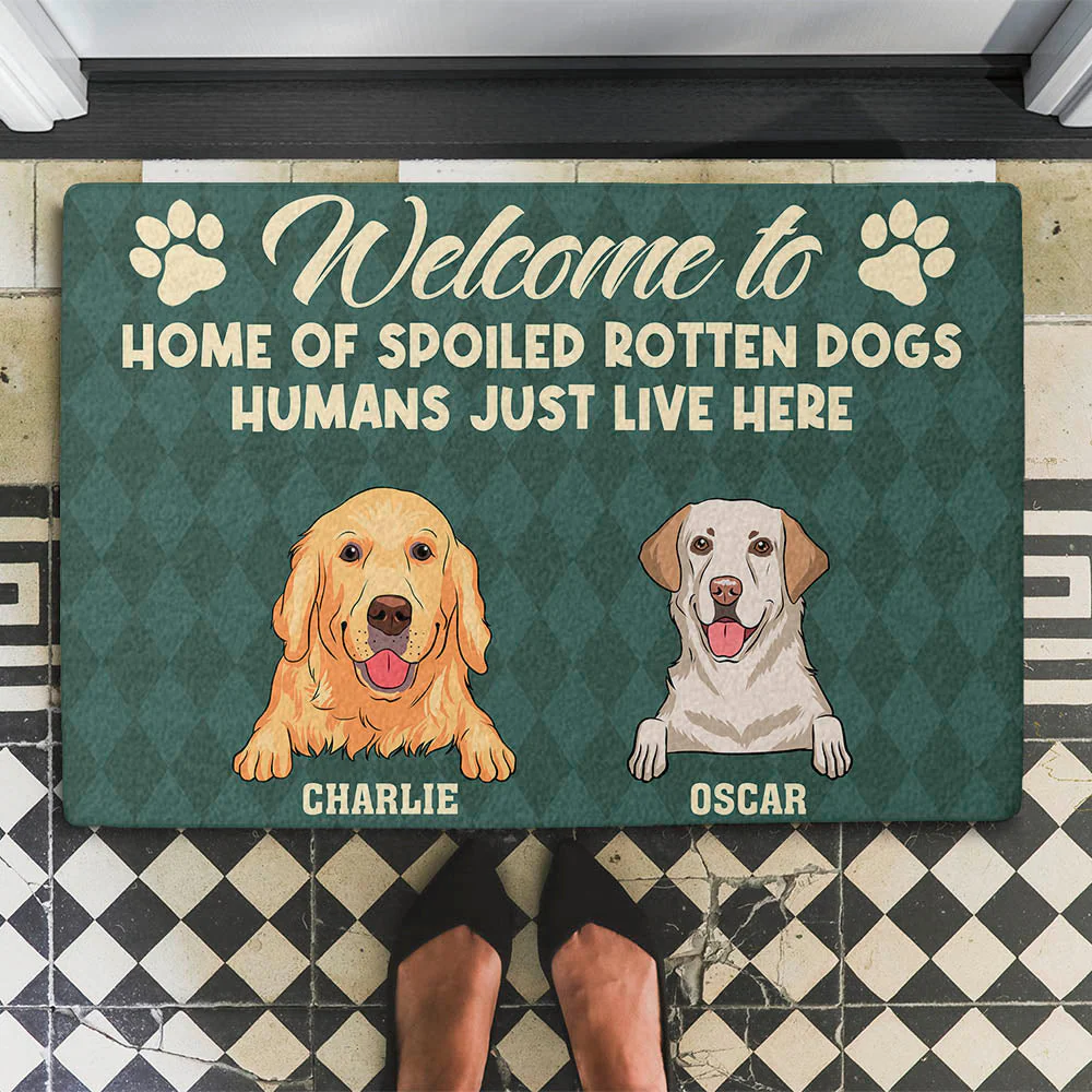 Spoiled Dog Home - Personalized Custom Doormat - Image 4