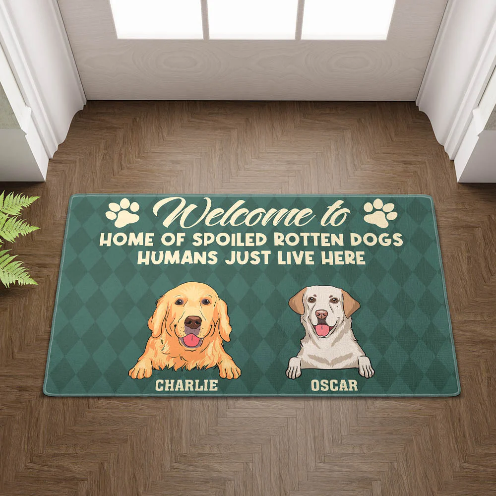 Spoiled Dog Home - Personalized Custom Doormat - Image 5