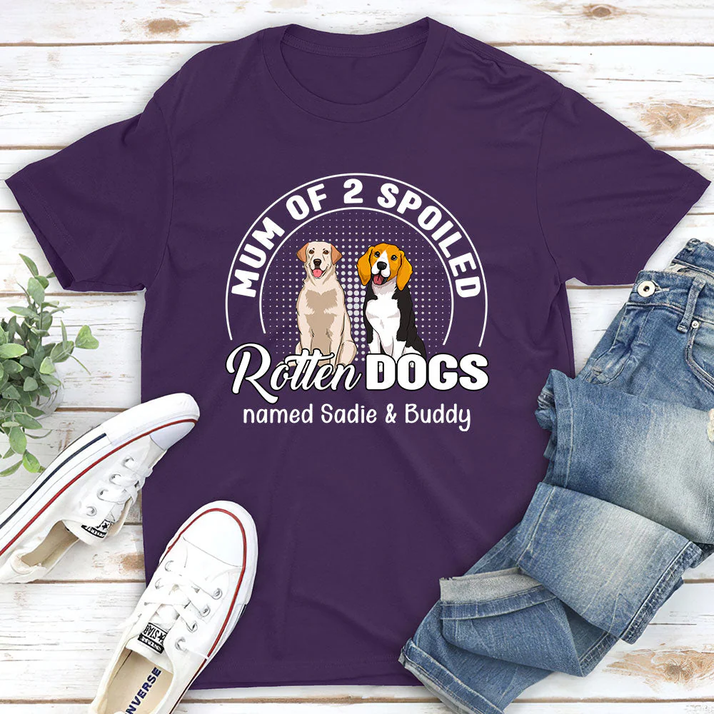 Spoiled Dogs - Personalized Custom Unisex T-shirt - Image 3