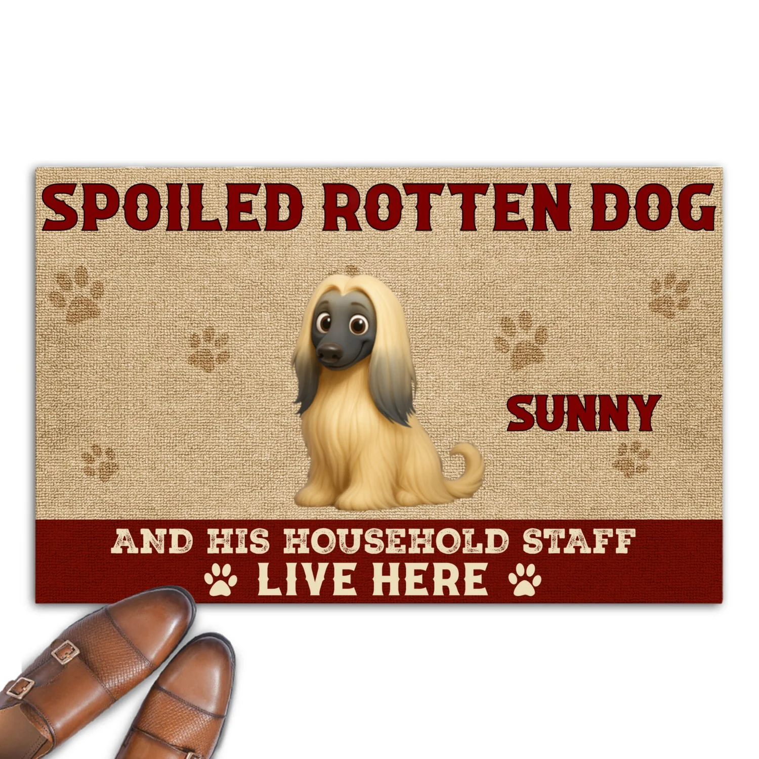 Spoiled Ones Live Here - Personalized Custom Doormat - Image 6