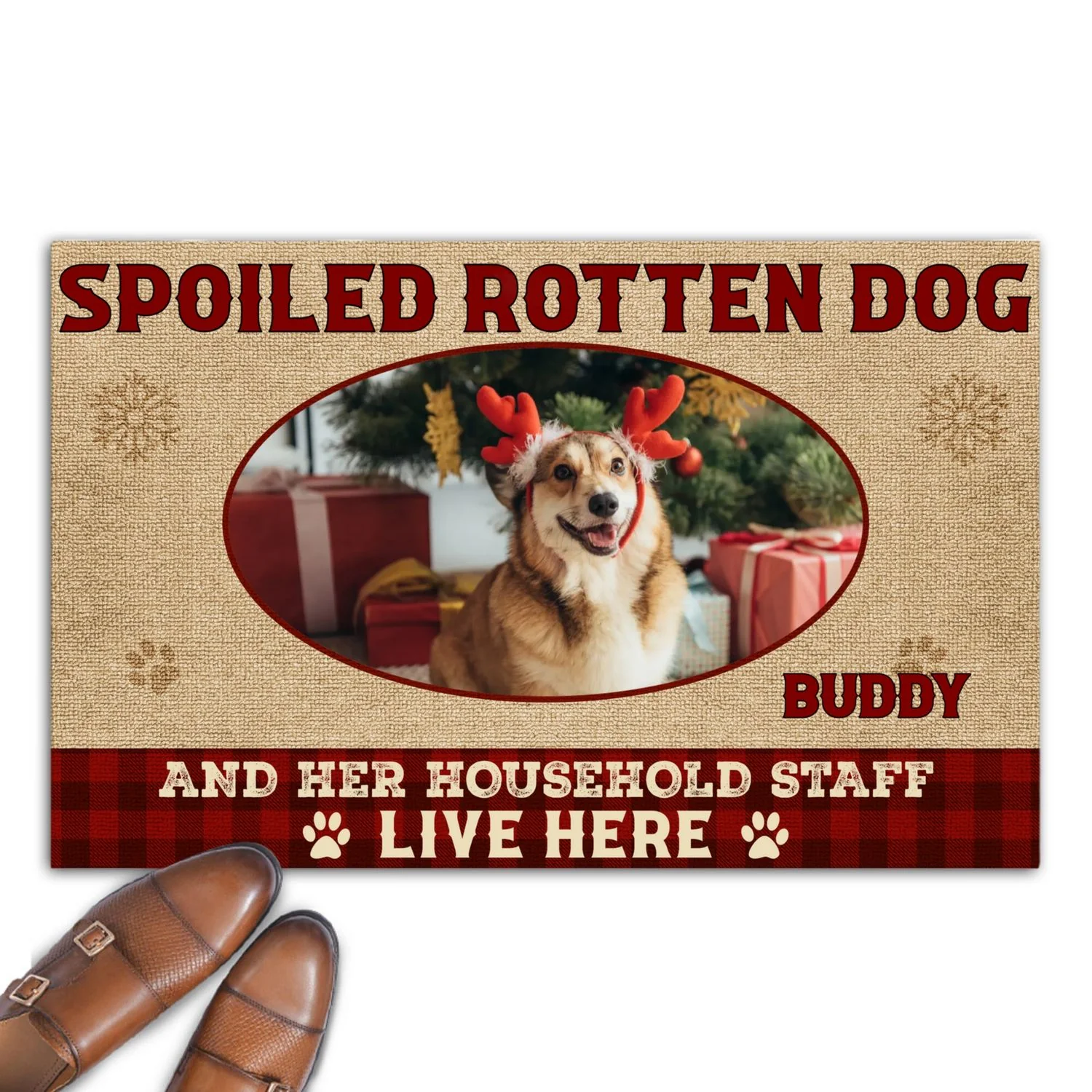 Spoiled Ones Live Under The Chimney Photo - Personalized Custom Doormat - Image 3