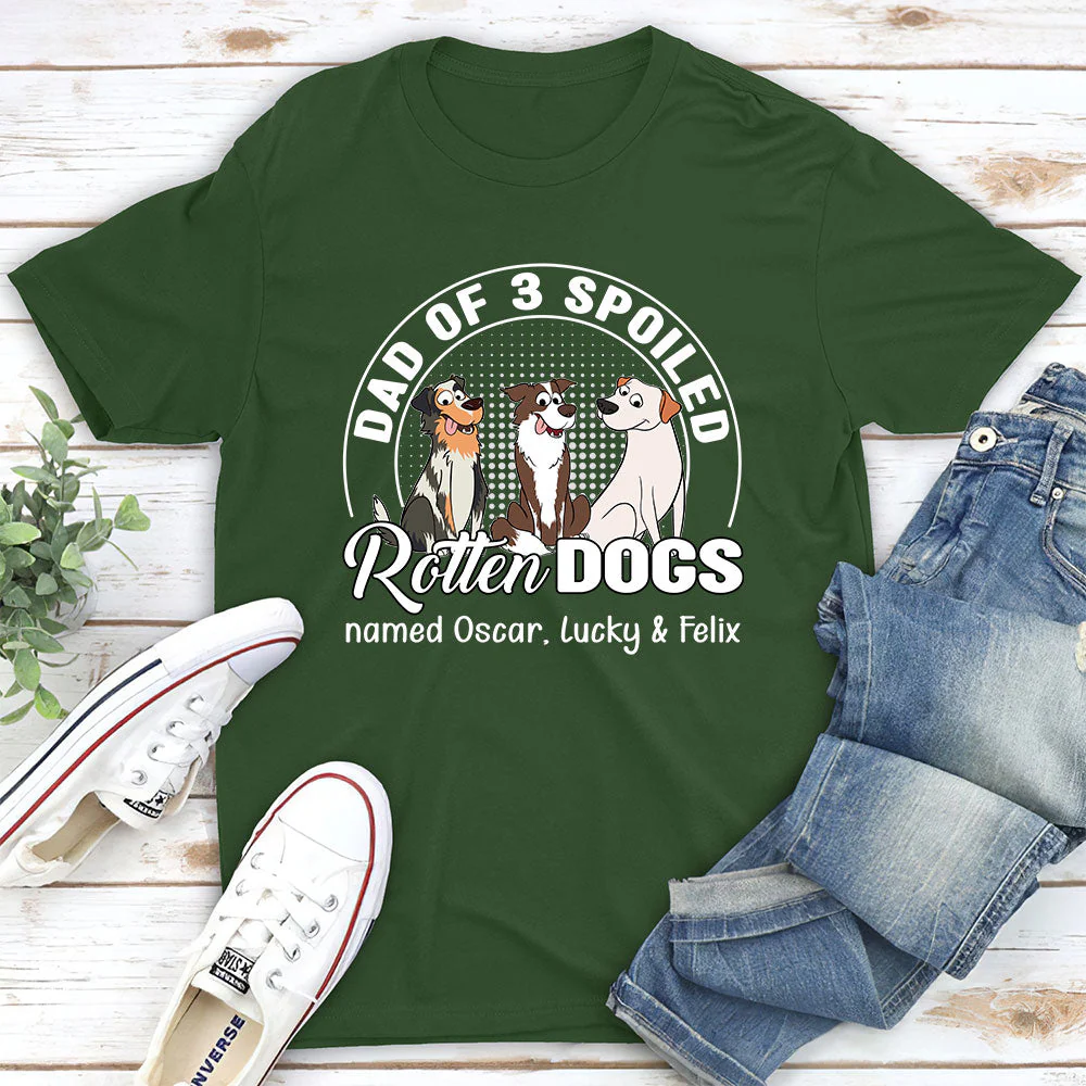 Spoiled Rotten Dog - Personalized Custom Unisex T-shirt - Image 5