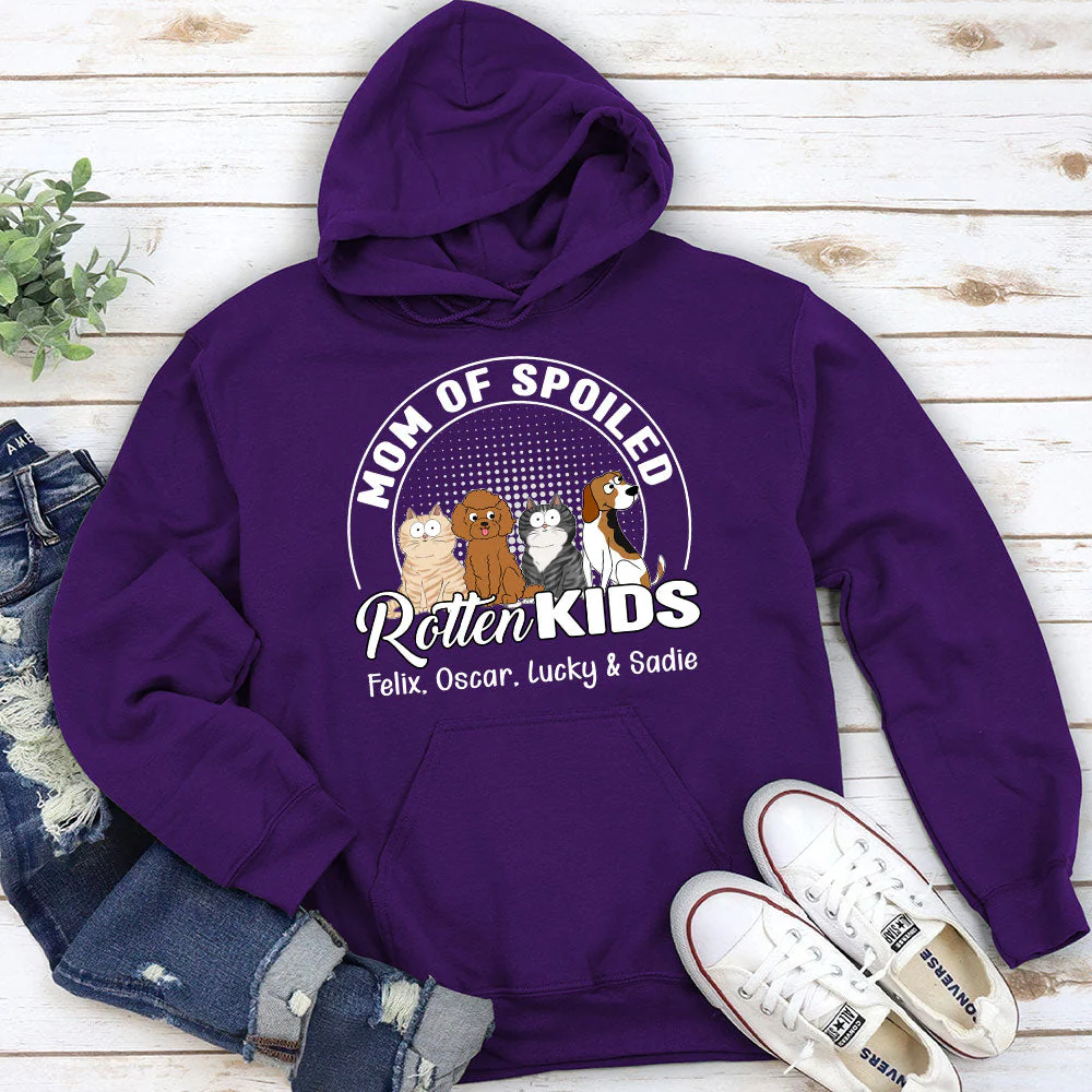 Spoiled Rotten Kids - Personalized Custom Hoodie - Image 4
