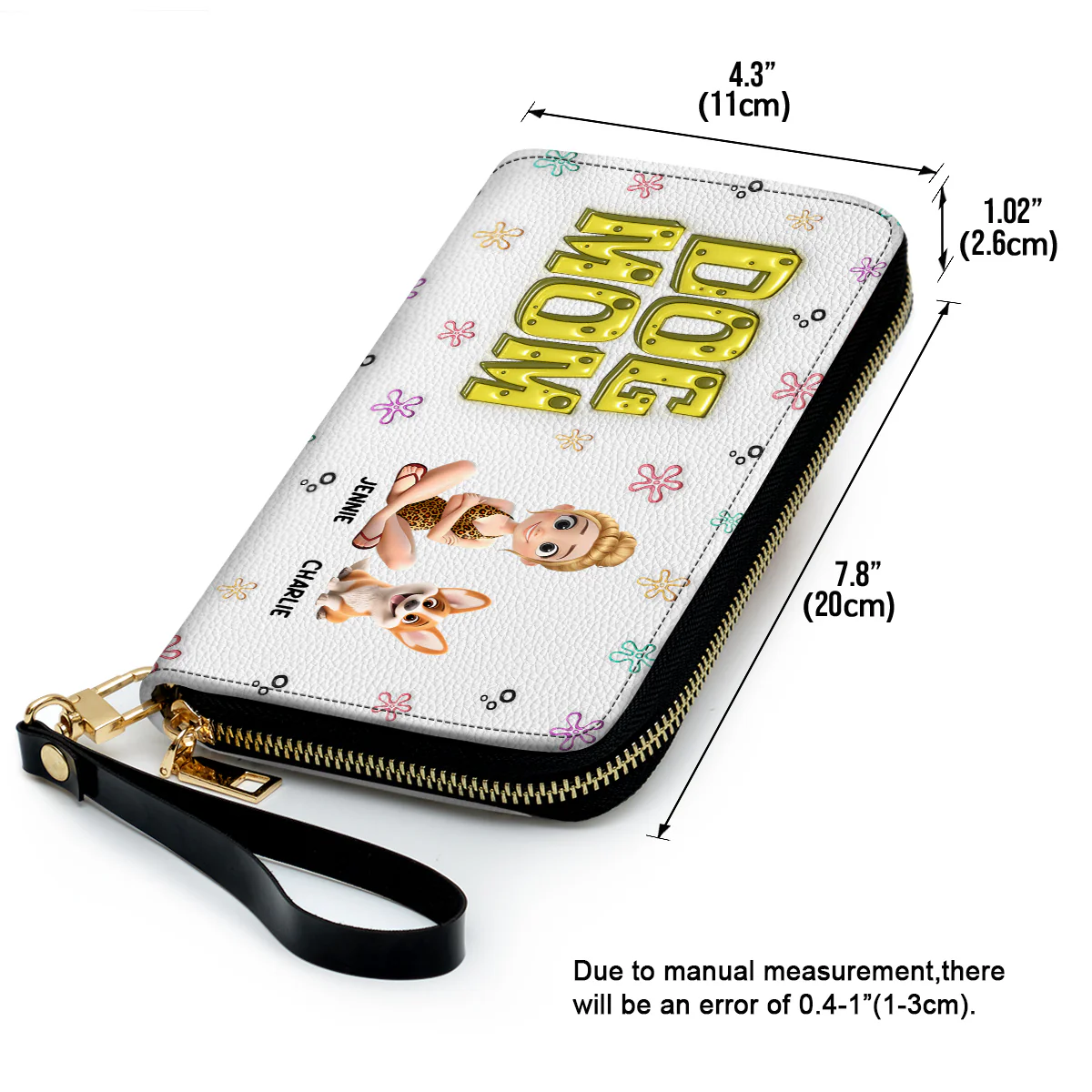 Sponge Dog Mom Version 2 - Personalized Custom Leather Wallet - Image 5