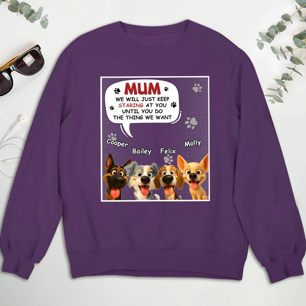Staring At You Cartoon - Personalized Custom Sweatshirt - Image 4