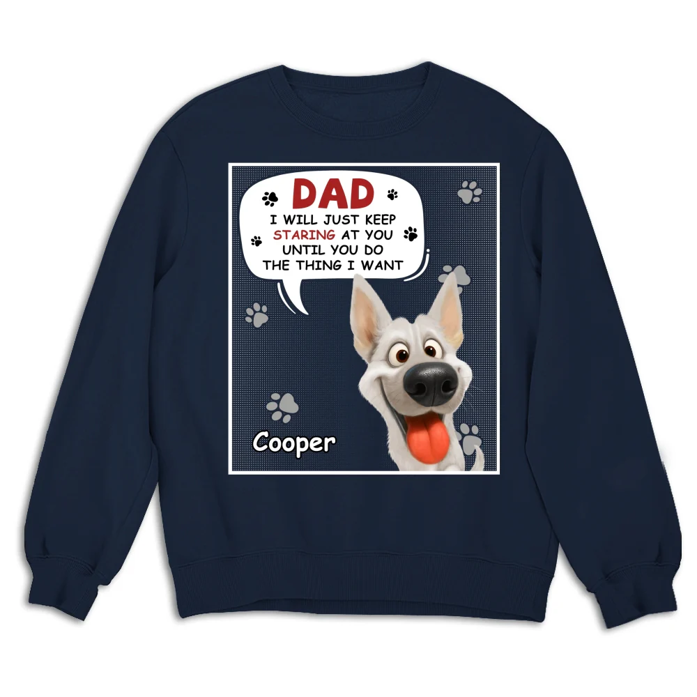 Staring At You Cartoon - Personalized Custom Sweatshirt - Image 9