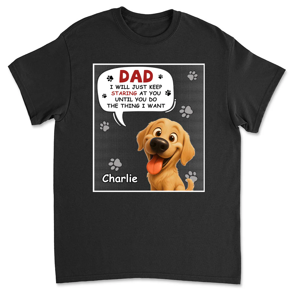 Staring At You Cartoon - Personalized Custom Unisex T-shirt