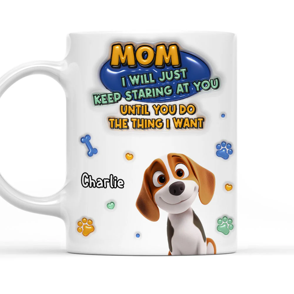 Staring At You - Personalized Custom 3D Inflated Effect Mug