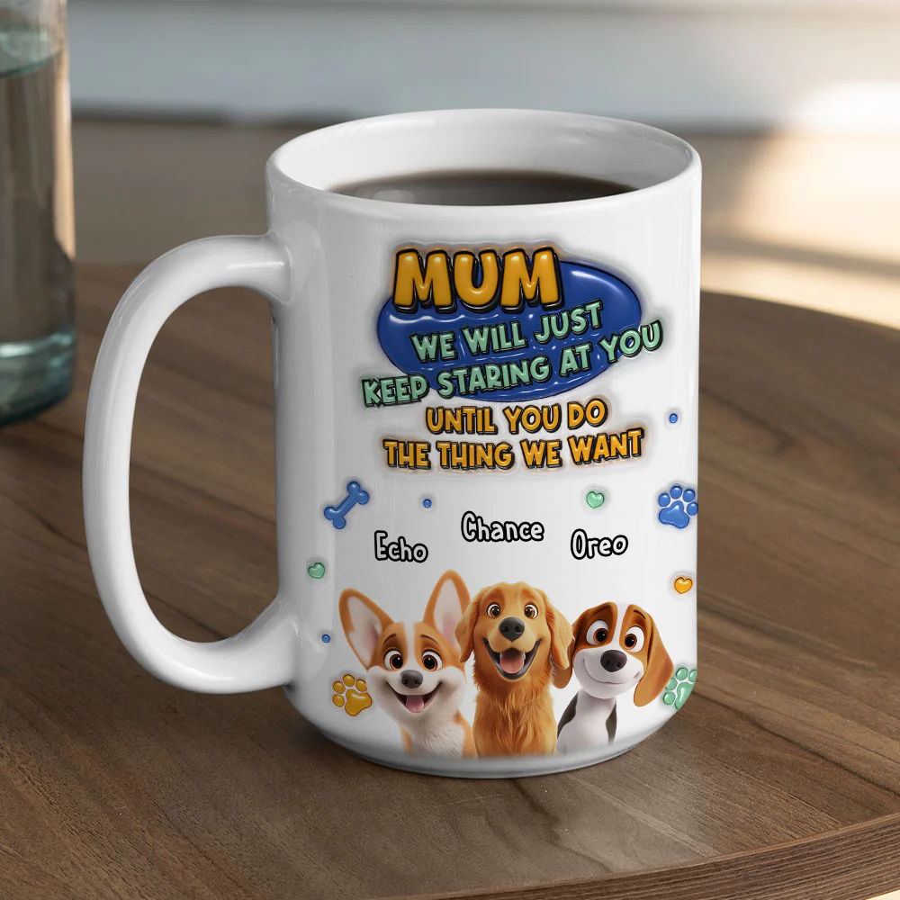 Staring At You - Personalized Custom 3D Inflated Effect Mug - Image 5