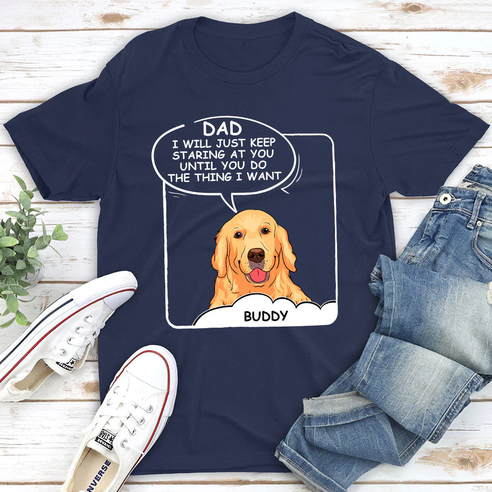 Staring Until - Personalized Custom Unisex T-shirt - Image 2