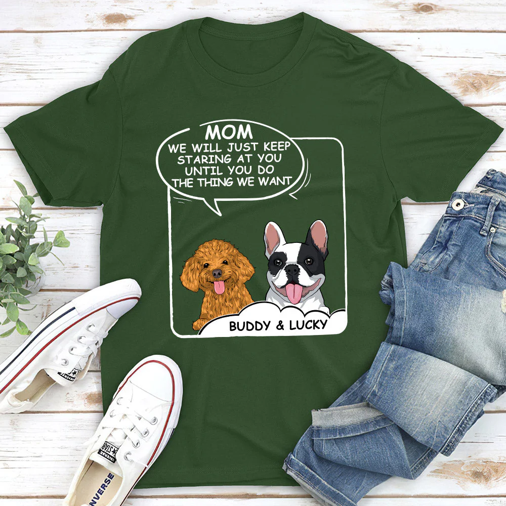Staring Until - Personalized Custom Unisex T-shirt - Image 3