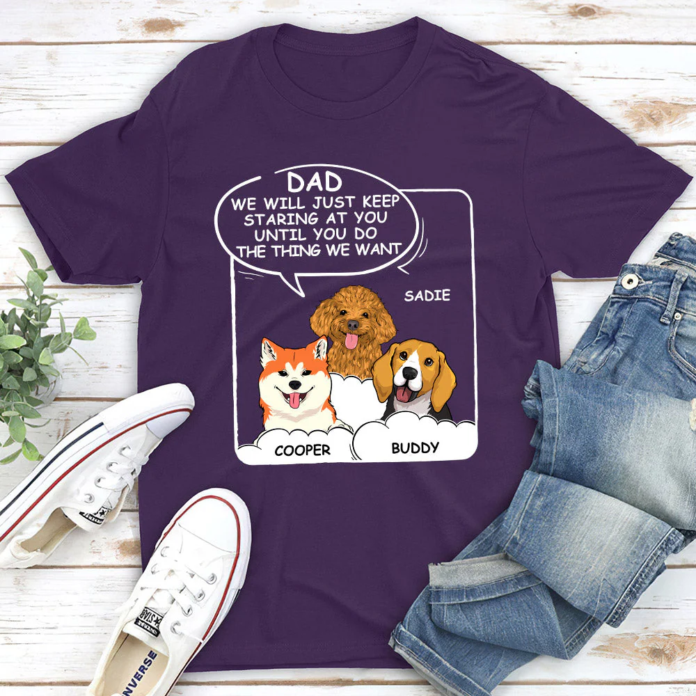 Staring Until - Personalized Custom Unisex T-shirt - Image 4