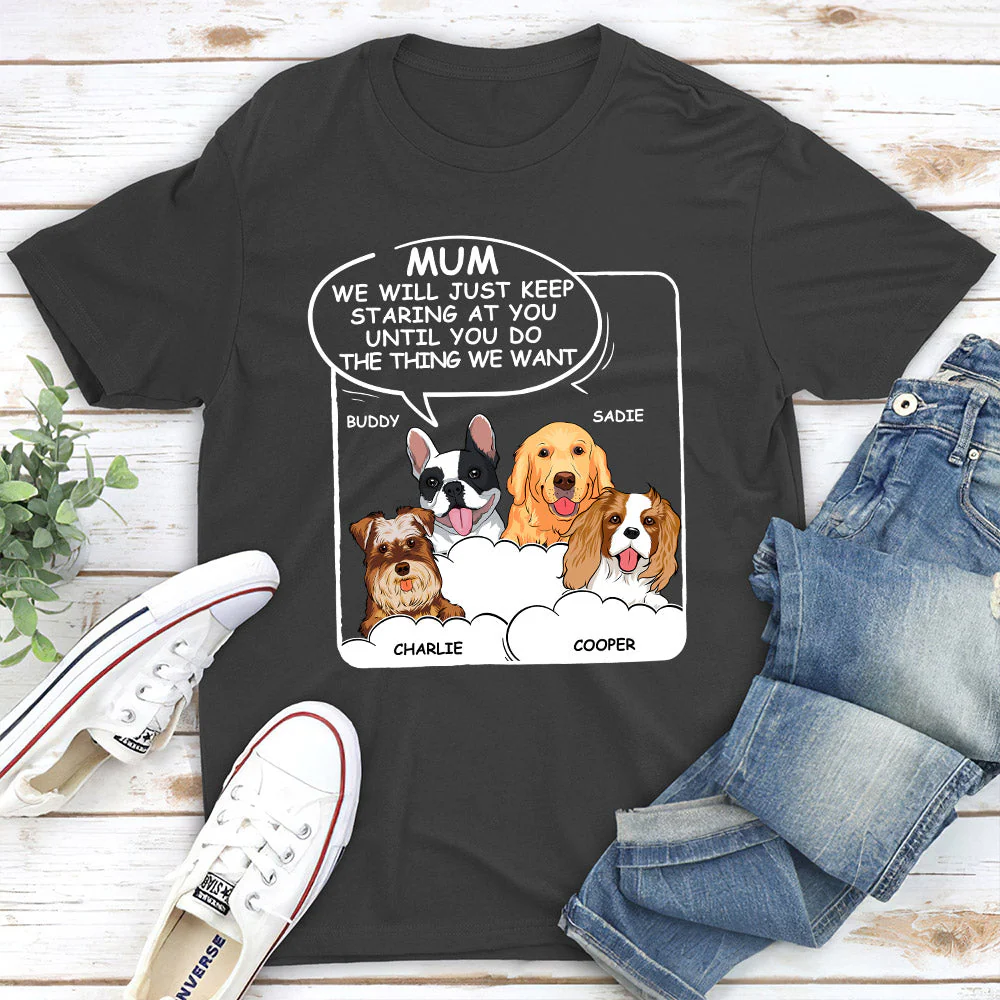 Staring Until - Personalized Custom Unisex T-shirt - Image 5