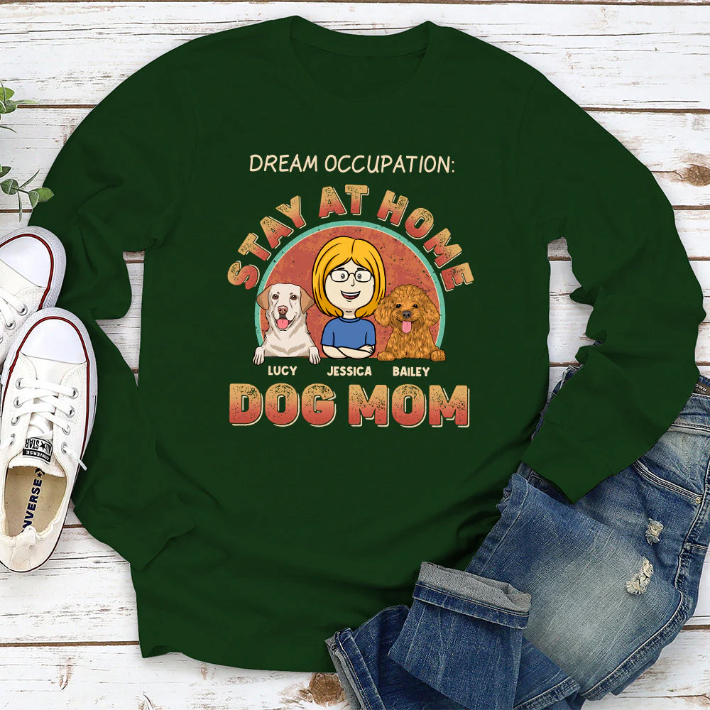Stay At Home - Personalized Custom Long Sleeve T-shirt - Image 3