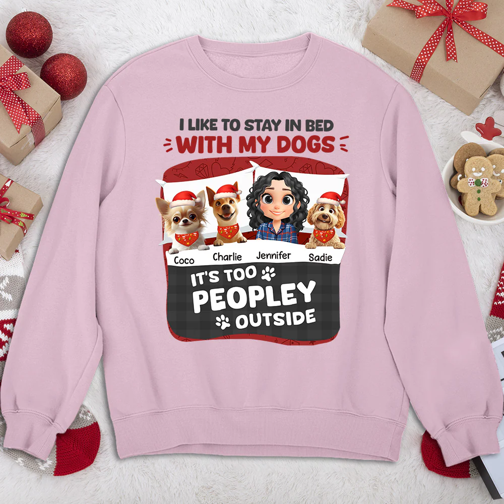 Stay Warm In Christmas Day - Personalized Custom Sweatshirt - Image 3