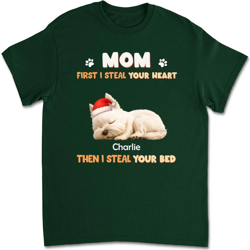 Steal Your Dog Parent Life - Personalized Custom Unisex T-shirt - Image 8