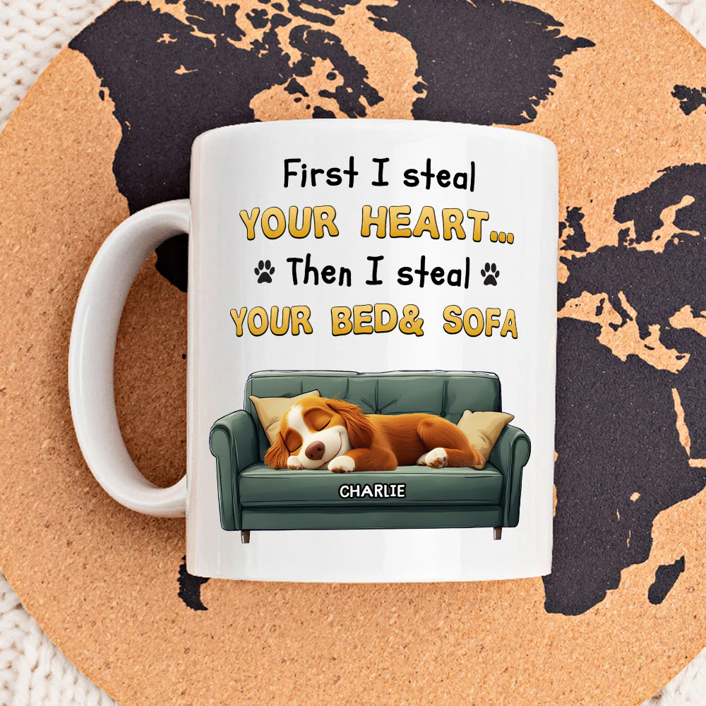 Steal Your Heart - Personalized Custom Coffee Mug - Image 2