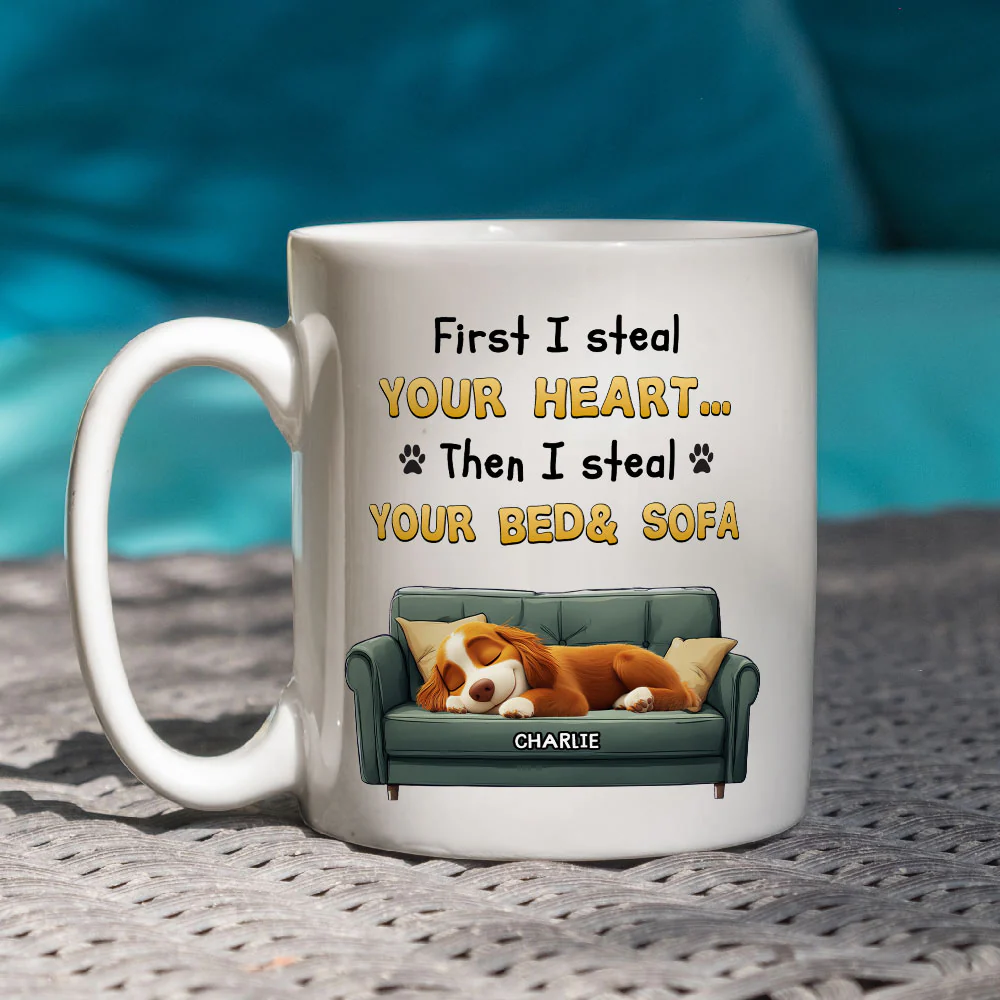 Steal Your Heart - Personalized Custom Coffee Mug - Image 4