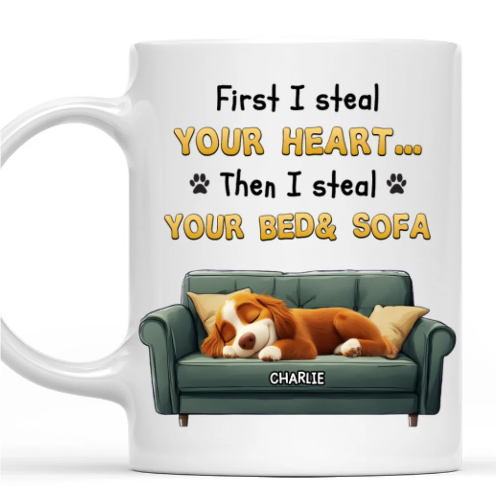 Steal Your Heart - Personalized Custom Coffee Mug - Image 9